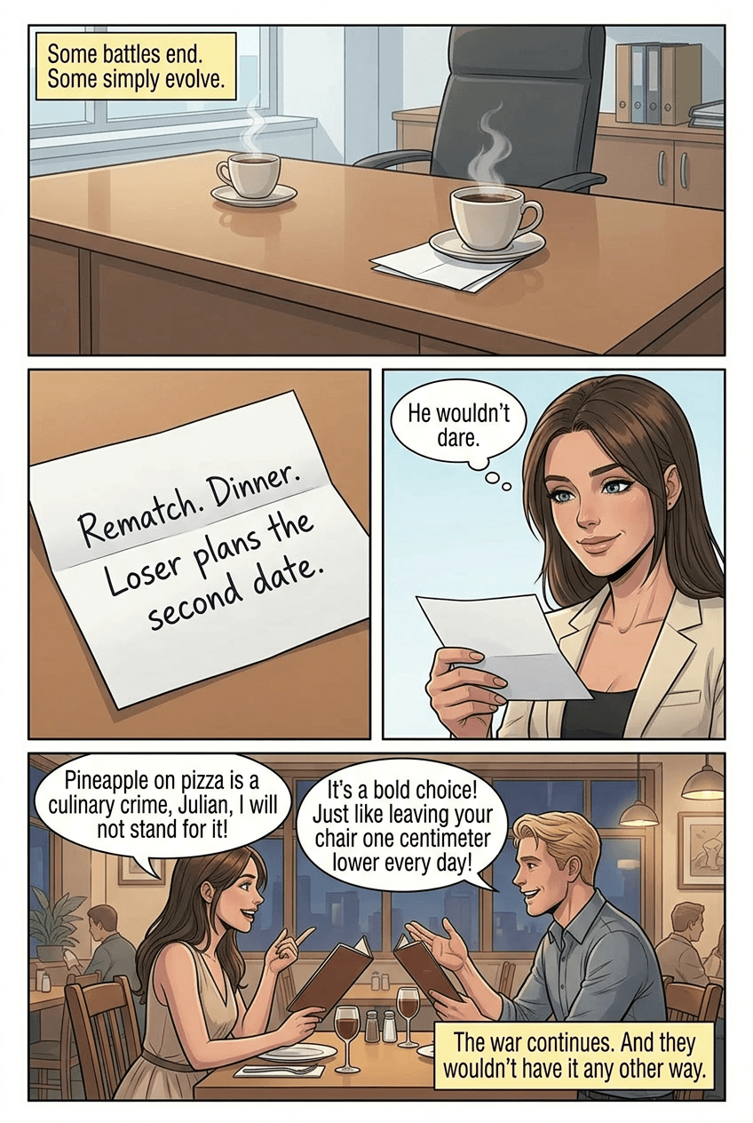 The Assistant Wars, page 10 of 10, Manhwa style