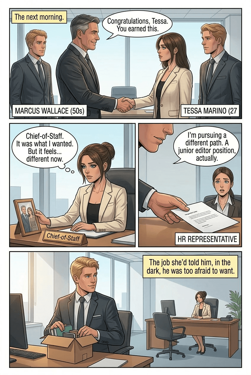 The Assistant Wars, page 9 of 10, Manhwa style