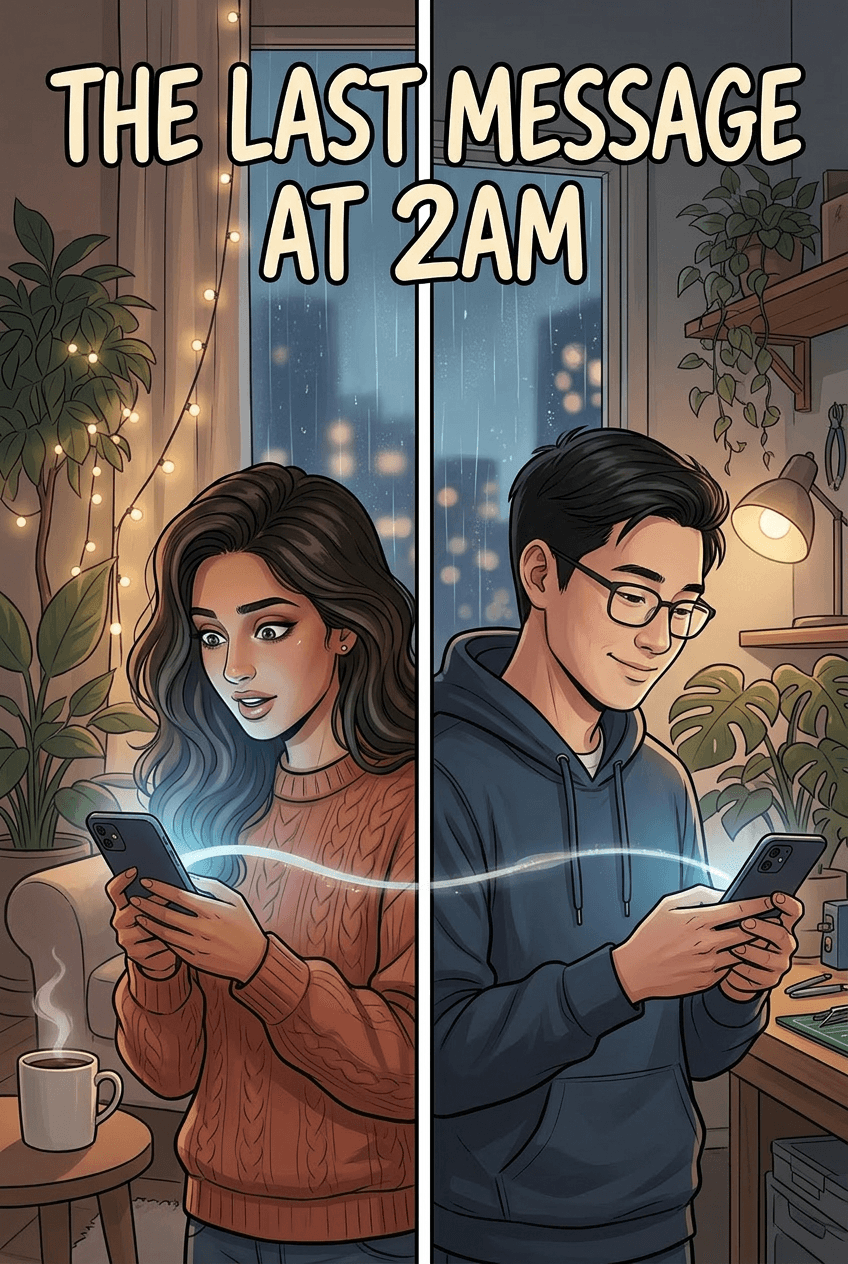 The Last Message at 2AM, a 5-page comic made with Comikaze