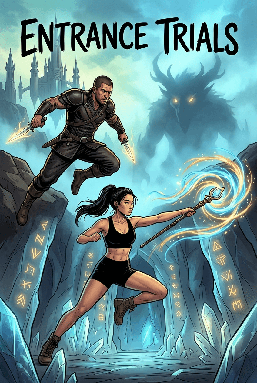 Entrance Trials, comic cover