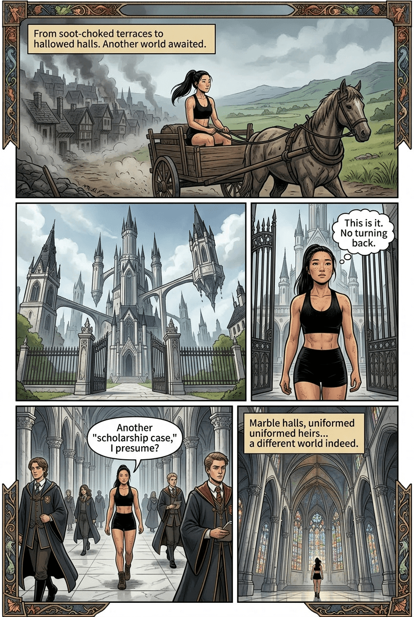 Entrance Trials, page 2 of 8, Fantasy Epic style