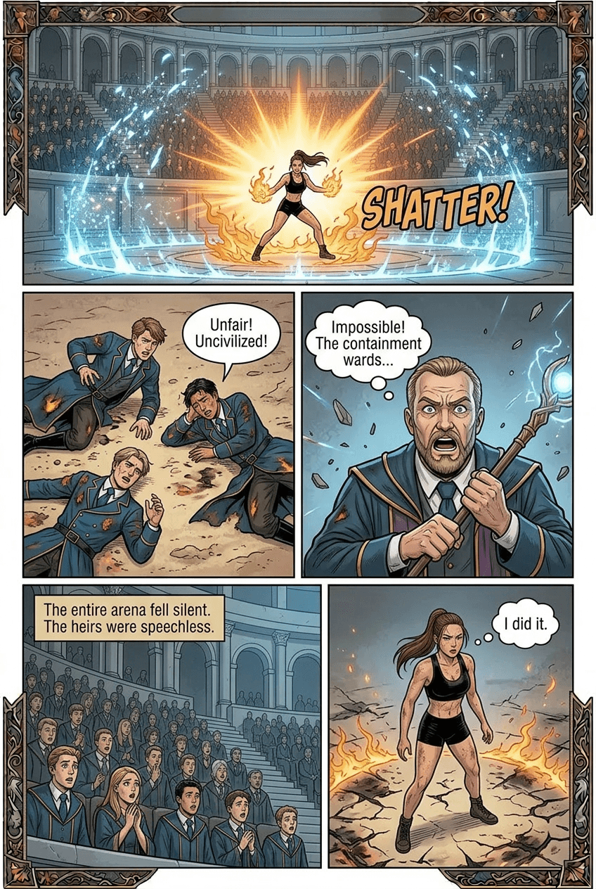 Entrance Trials, page 5 of 8, Fantasy Epic style