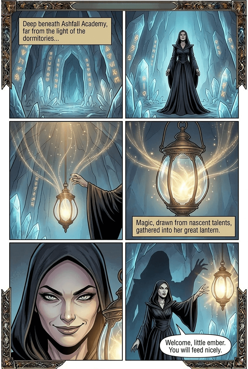 Entrance Trials, page 8 of 8, Fantasy Epic style