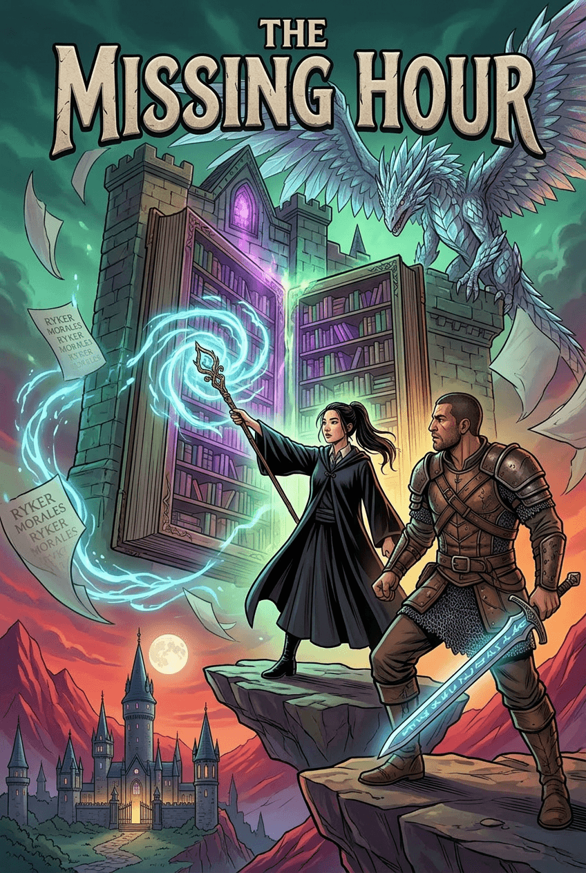 The Missing Hour, comic cover