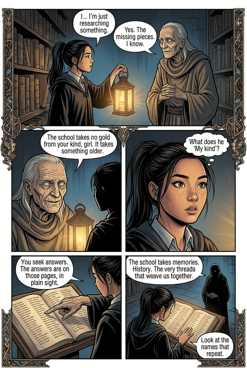 The Missing Hour, page 5 of 8, Fantasy Epic style