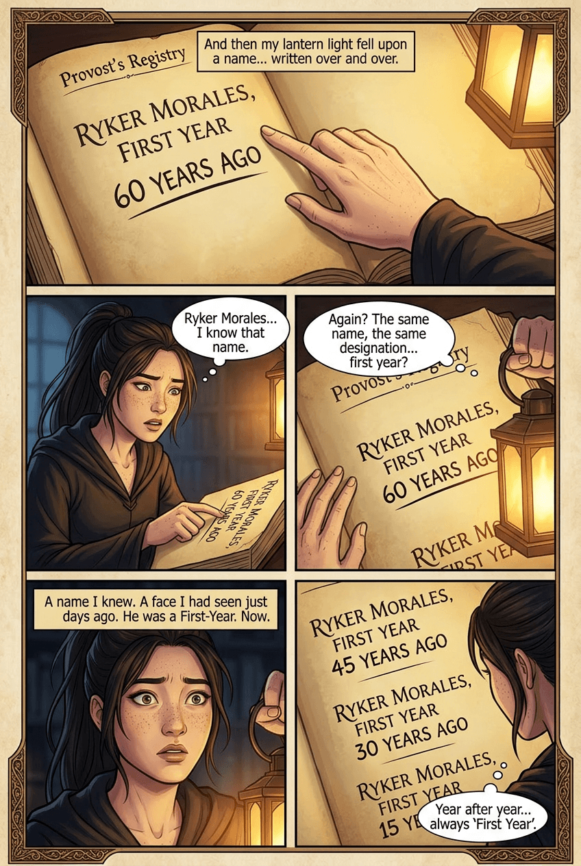 The Missing Hour, page 7 of 8, Fantasy Epic style