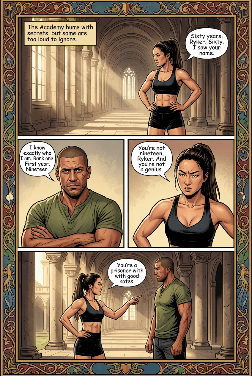 The Endless First Year, page 1 of 8, Fantasy Epic style