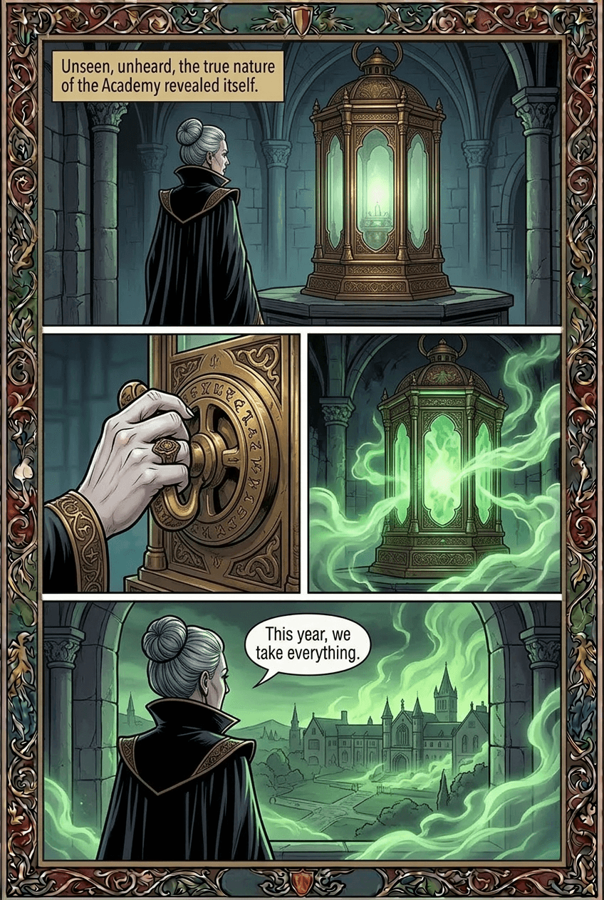 The Endless First Year, page 8 of 8, Fantasy Epic style