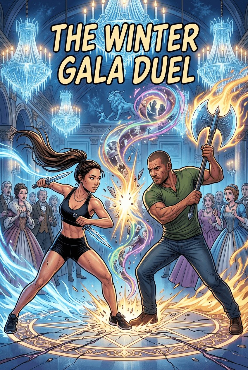 The Winter Gala Duel, comic cover