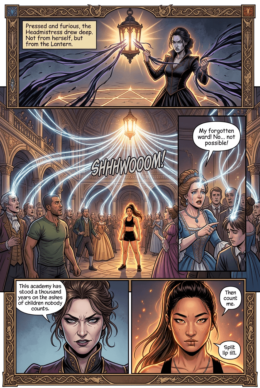 The Winter Gala Duel, page 7 of 8, Fantasy Epic style