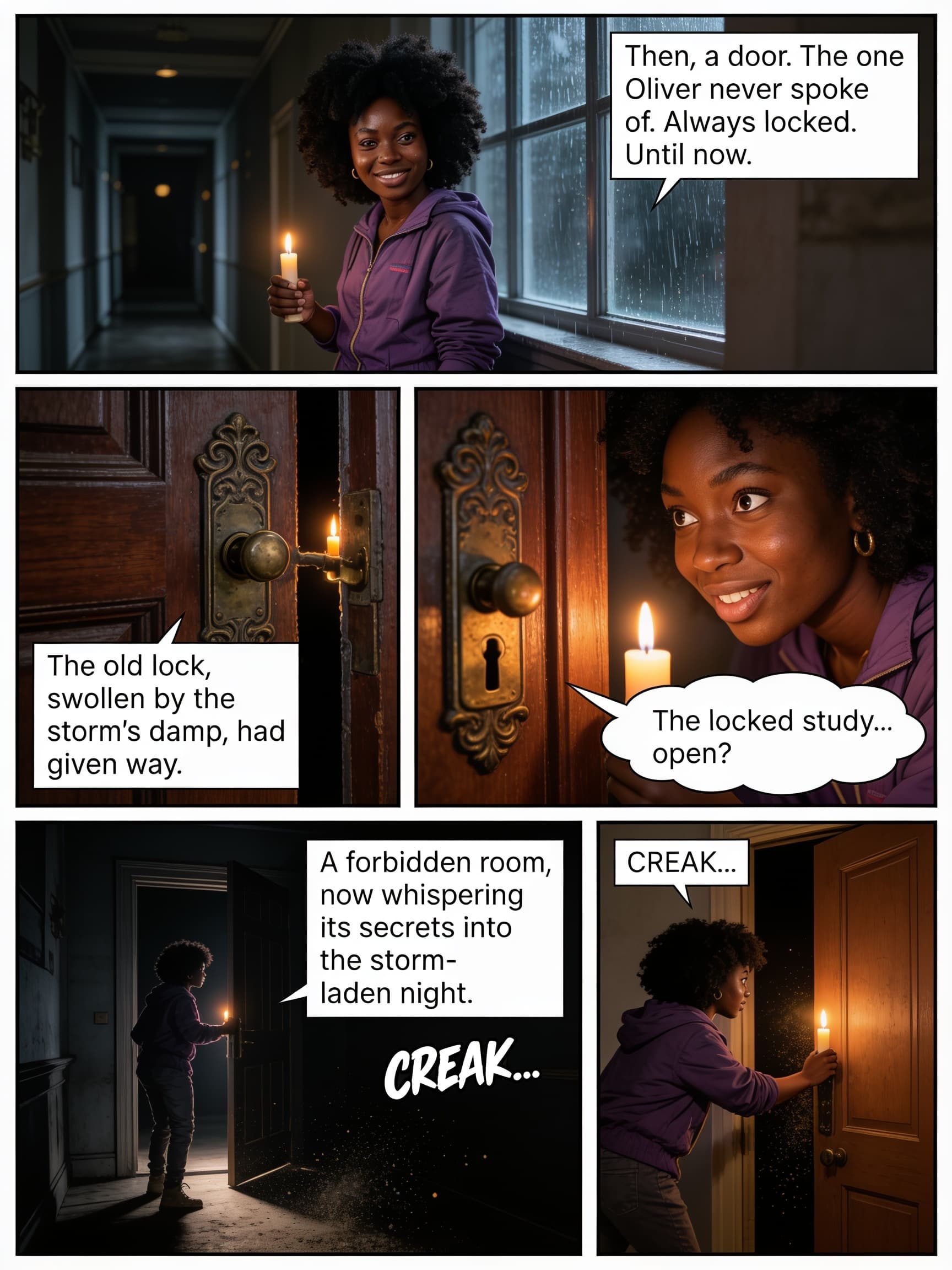 The Locked Study, page 4 of 8, Realism 2.0 style