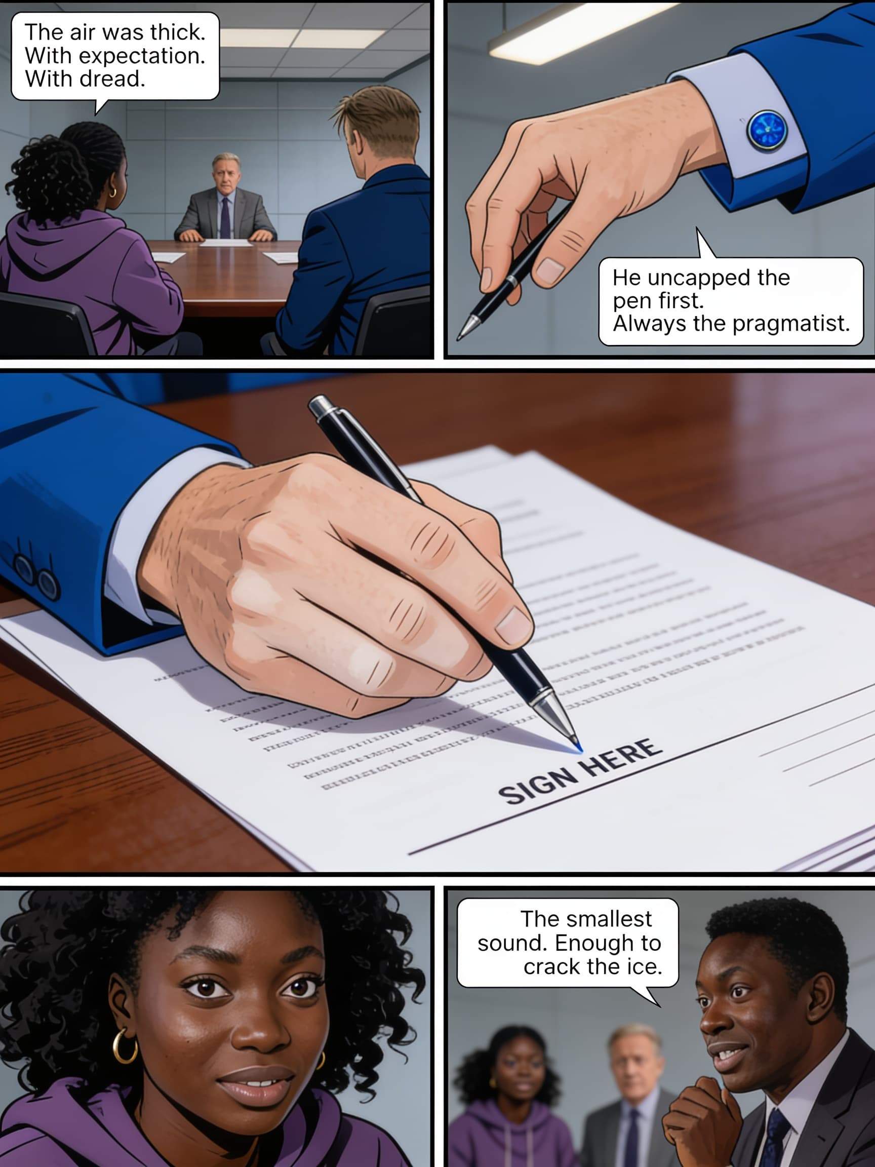 Clause Thirteen, page 6 of 8, Realism 2.0 style