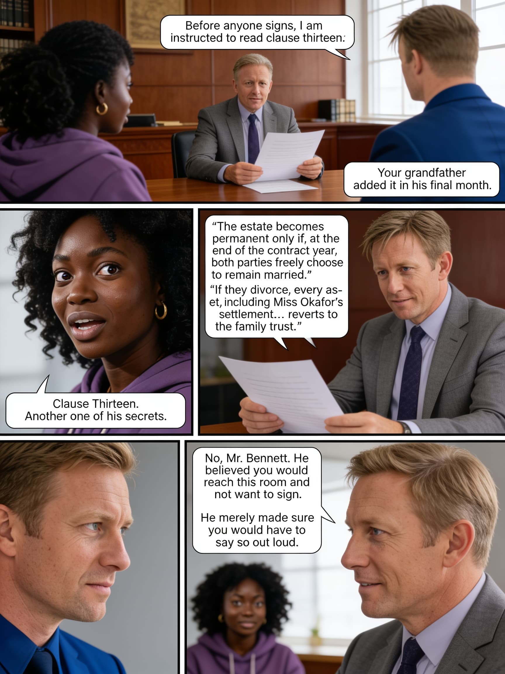 Clause Thirteen, page 7 of 8, Realism 2.0 style