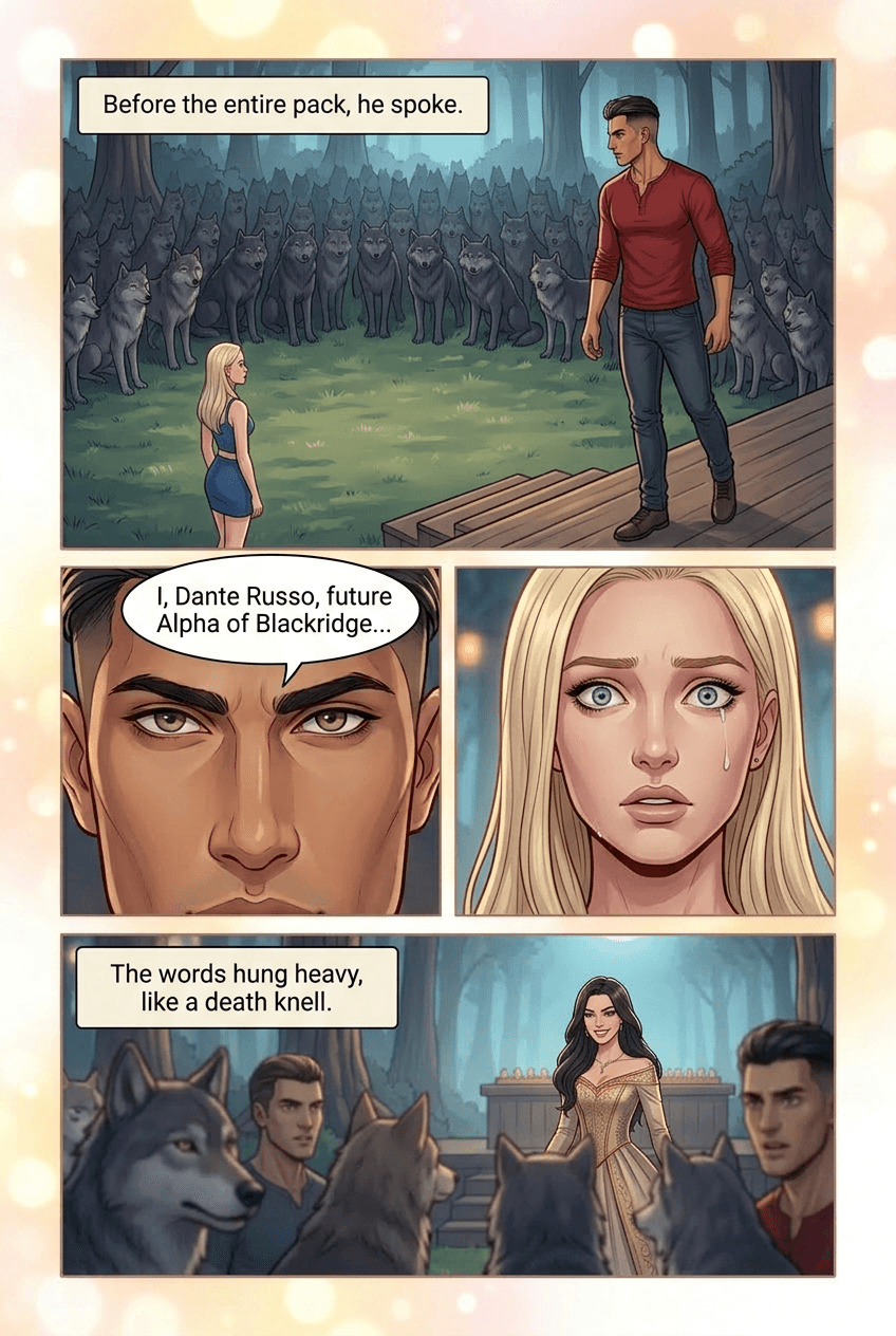 Rejected, page 4 of 8, Romance Webtoon style
