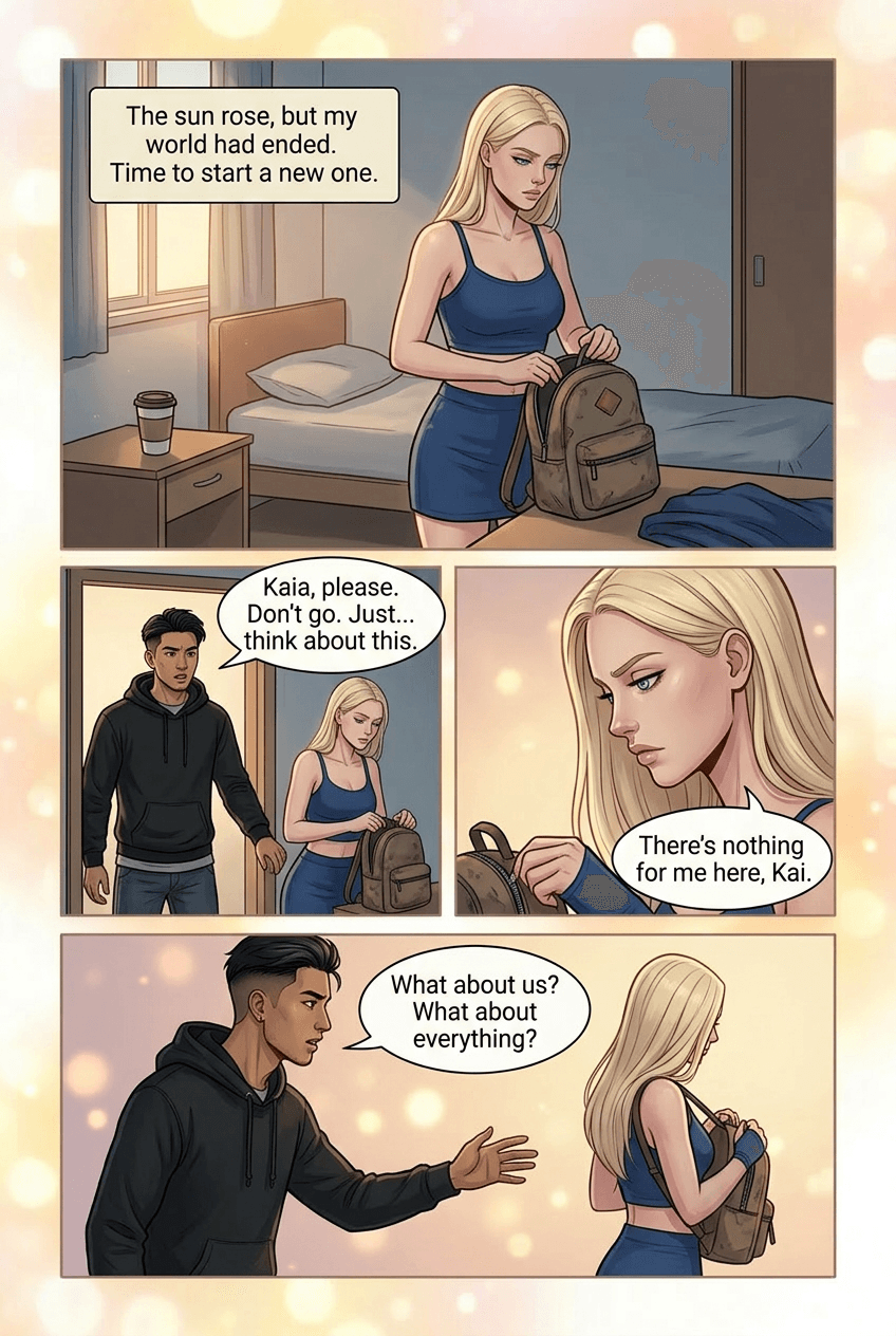 Rejected, page 6 of 8, Romance Webtoon style