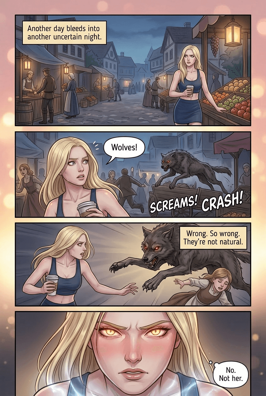 Silver Blood, page 3 of 8, Romance Webtoon style