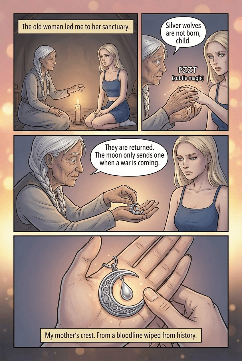Silver Blood, page 6 of 8, Romance Webtoon style