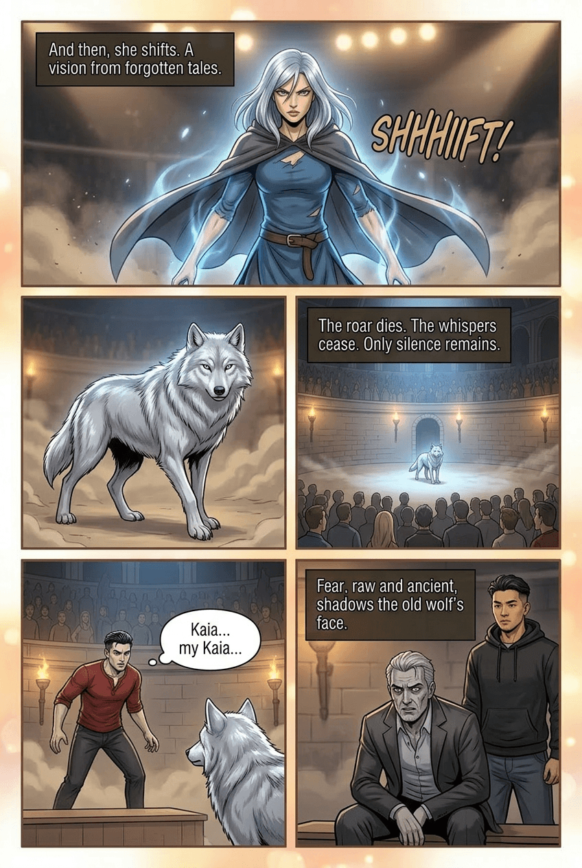 The Return, page 5 of 8, Romance Webtoon style