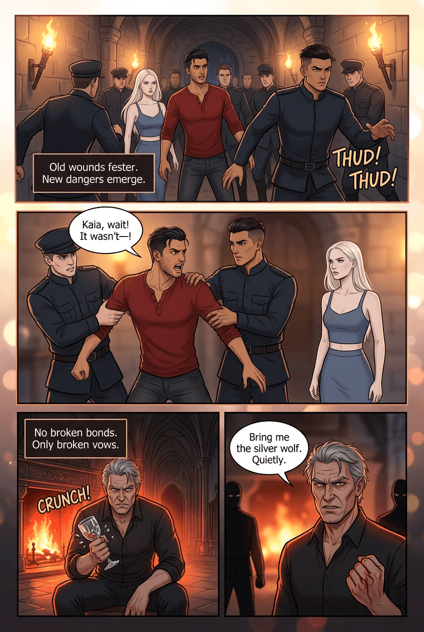 The Return, page 8 of 8, Romance Webtoon style