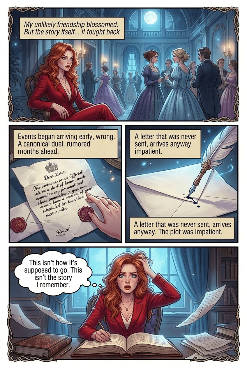 The Heroine Problem, page 4 of 8, Romantasy style