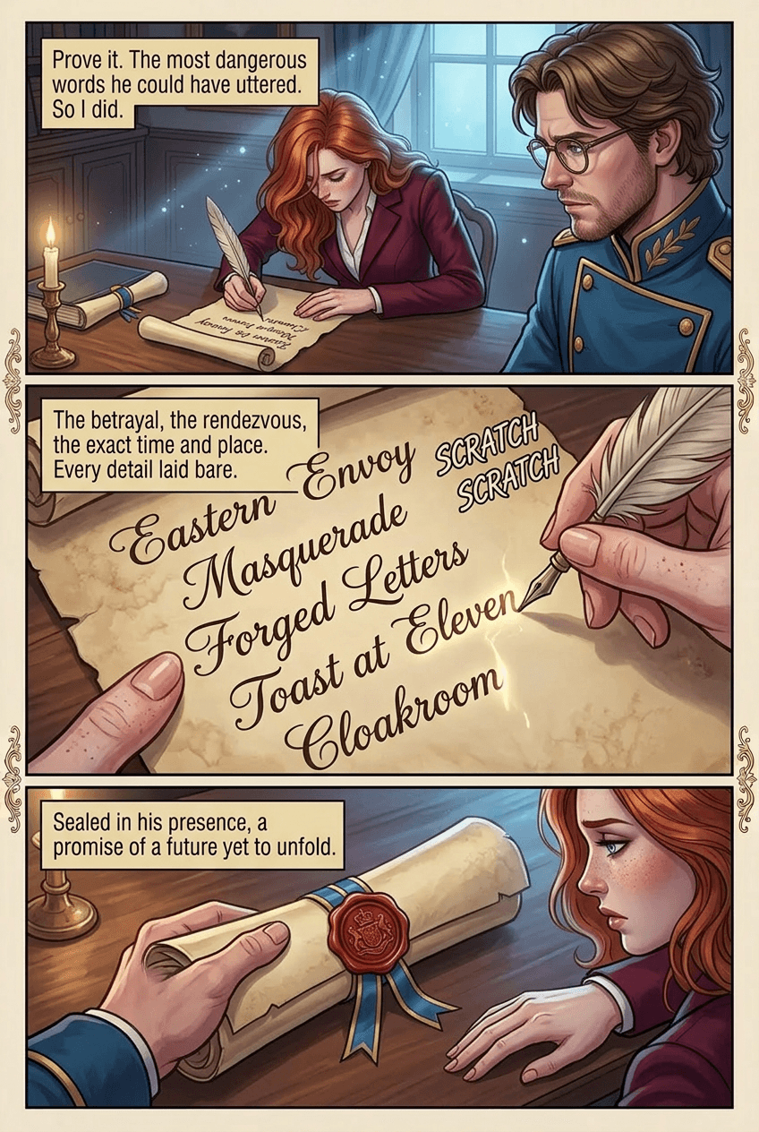 Caught Rewriting Fate, page 4 of 8, Romantasy style