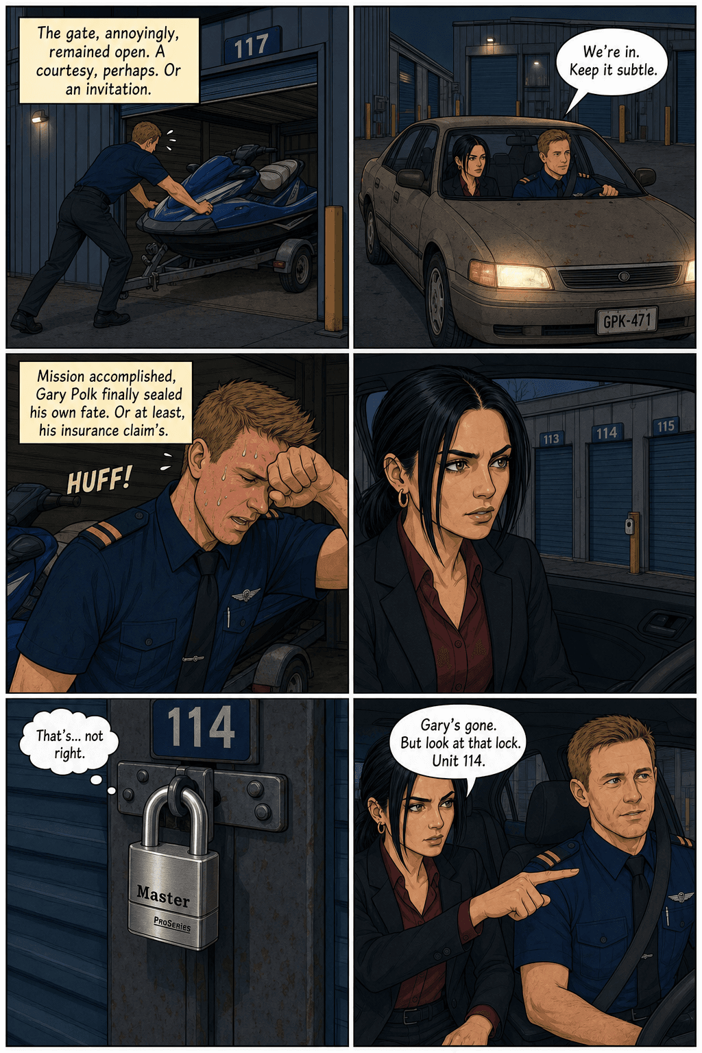 Unit 114, page 4 of 9, Clear Line style