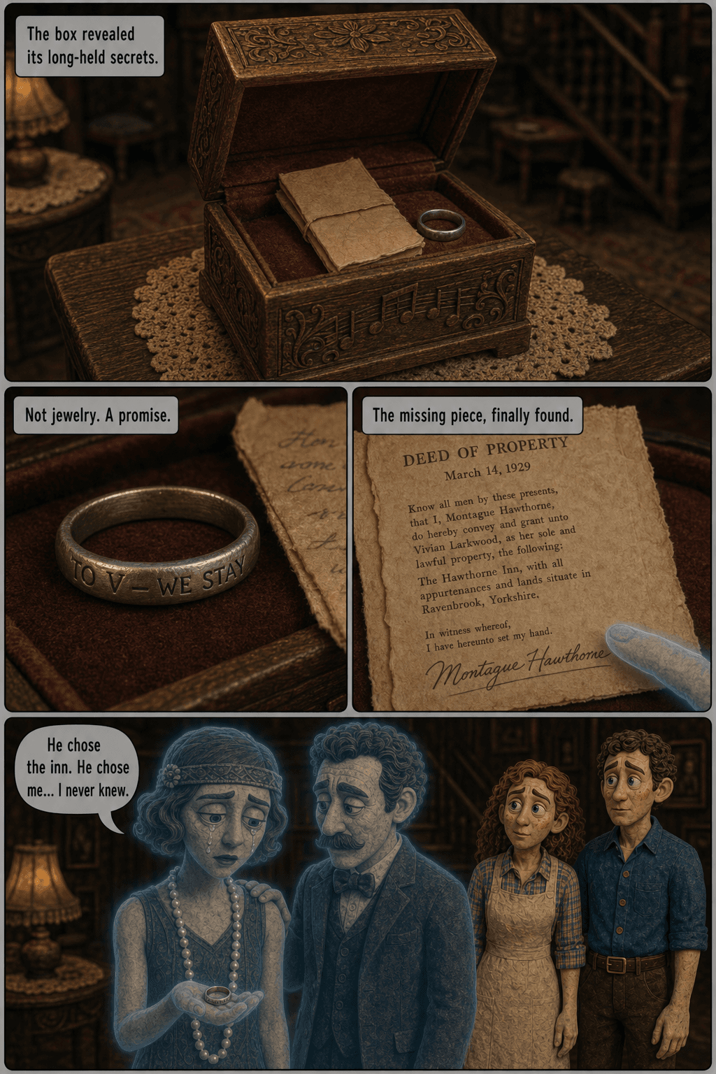 Last Dance, page 6 of 9, Claymation style