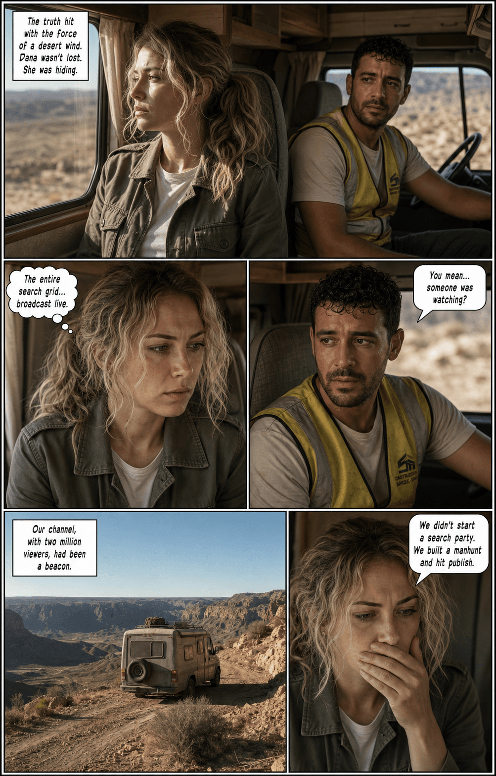 She Wasn't Lost, page 2 of 8, Realism 2.0 style