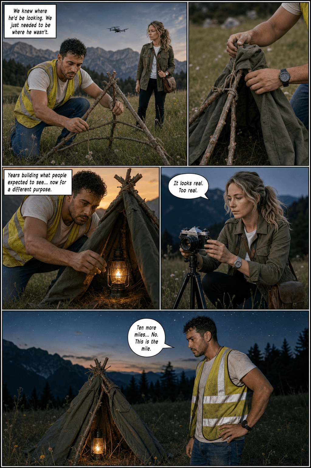Two Lanes, page 3 of 9, Realism 2.0 style