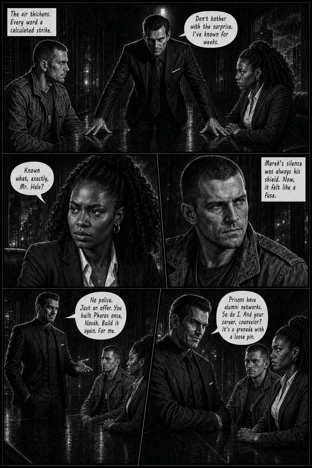 Nothing Personal, page 2 of 8, Noir style