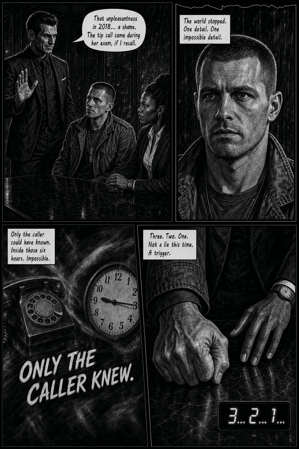 Nothing Personal, page 3 of 8, Noir style