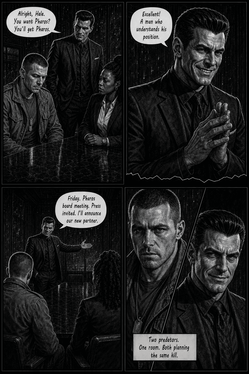 Nothing Personal, page 4 of 8, Noir style