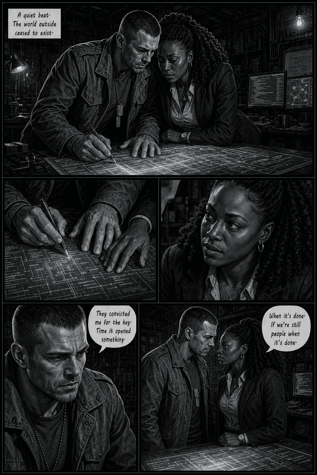 Nothing Personal, page 6 of 8, Noir style