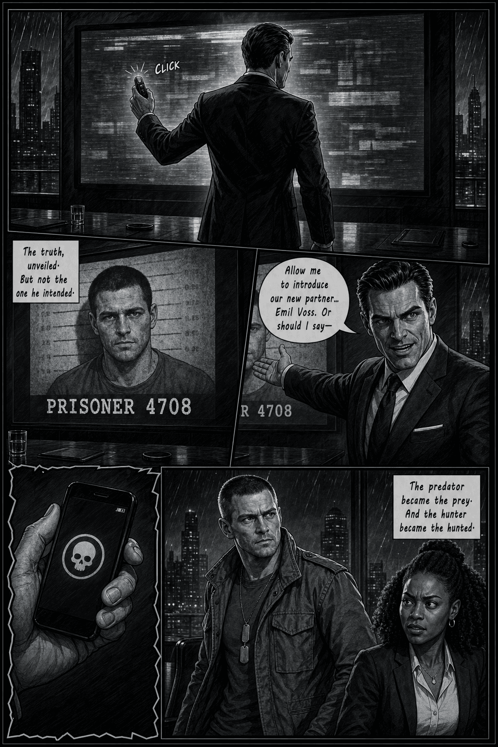 Nothing Personal, page 8 of 8, Noir style