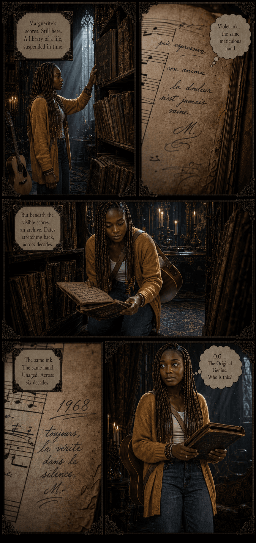The Sealed Room, page 3 of 8, Velvet Gothic style