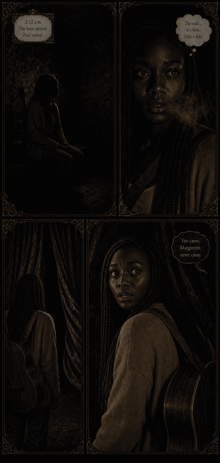 The Sealed Room, page 8 of 8, Velvet Gothic style