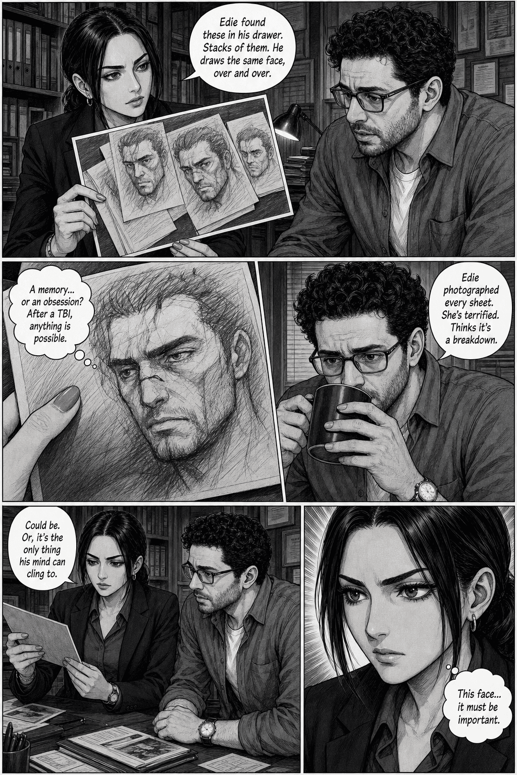 Room Eleven, page 2 of 9, Manga style