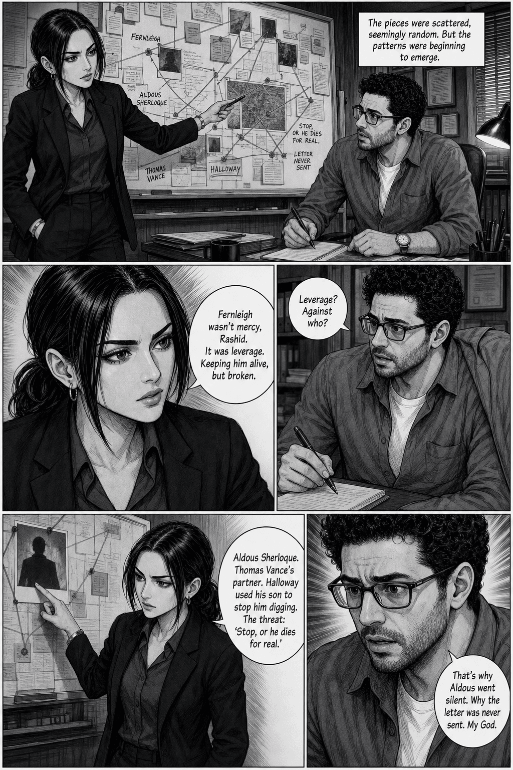 Room Eleven, page 3 of 9, Manga style