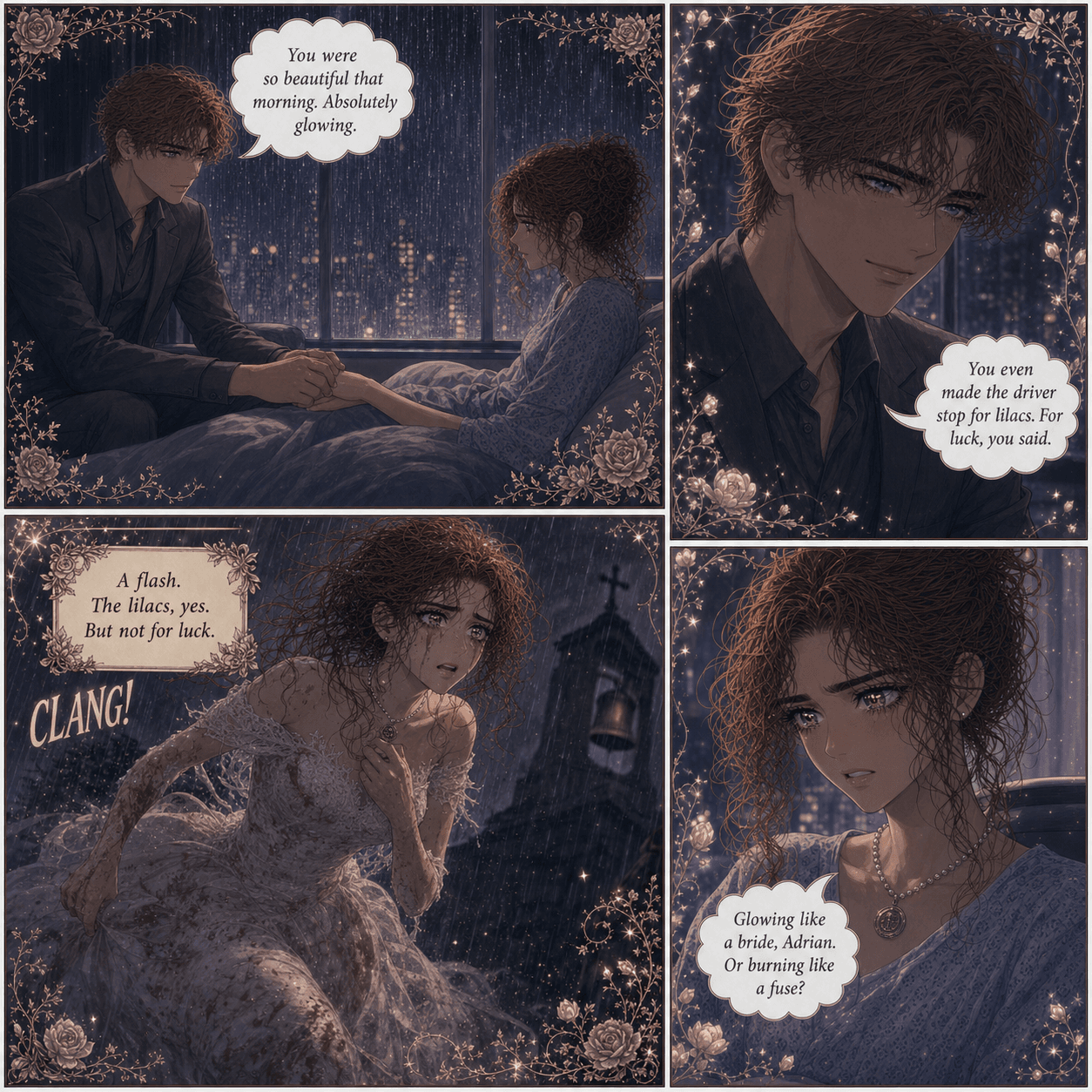 The Unsent Text, page 2 of 8, Love Triangle style