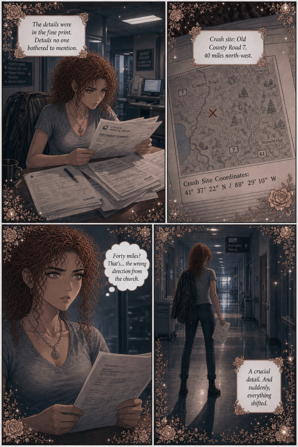 The Unsent Text, page 5 of 8, Love Triangle style