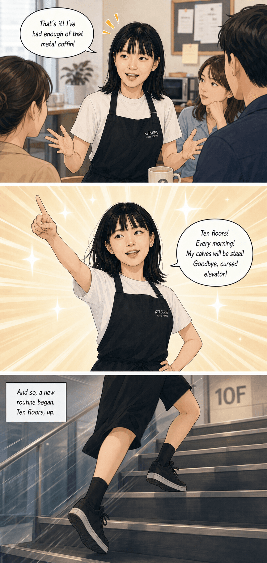 Out of Service, page 8 of 9, Webtoon style