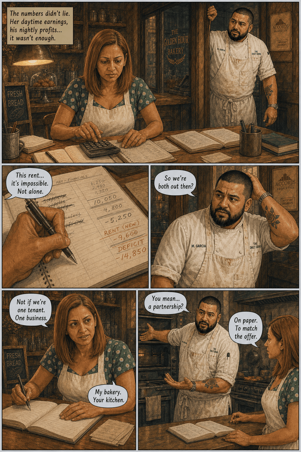 Rent, Doubled, page 2 of 8, Slice of Life style