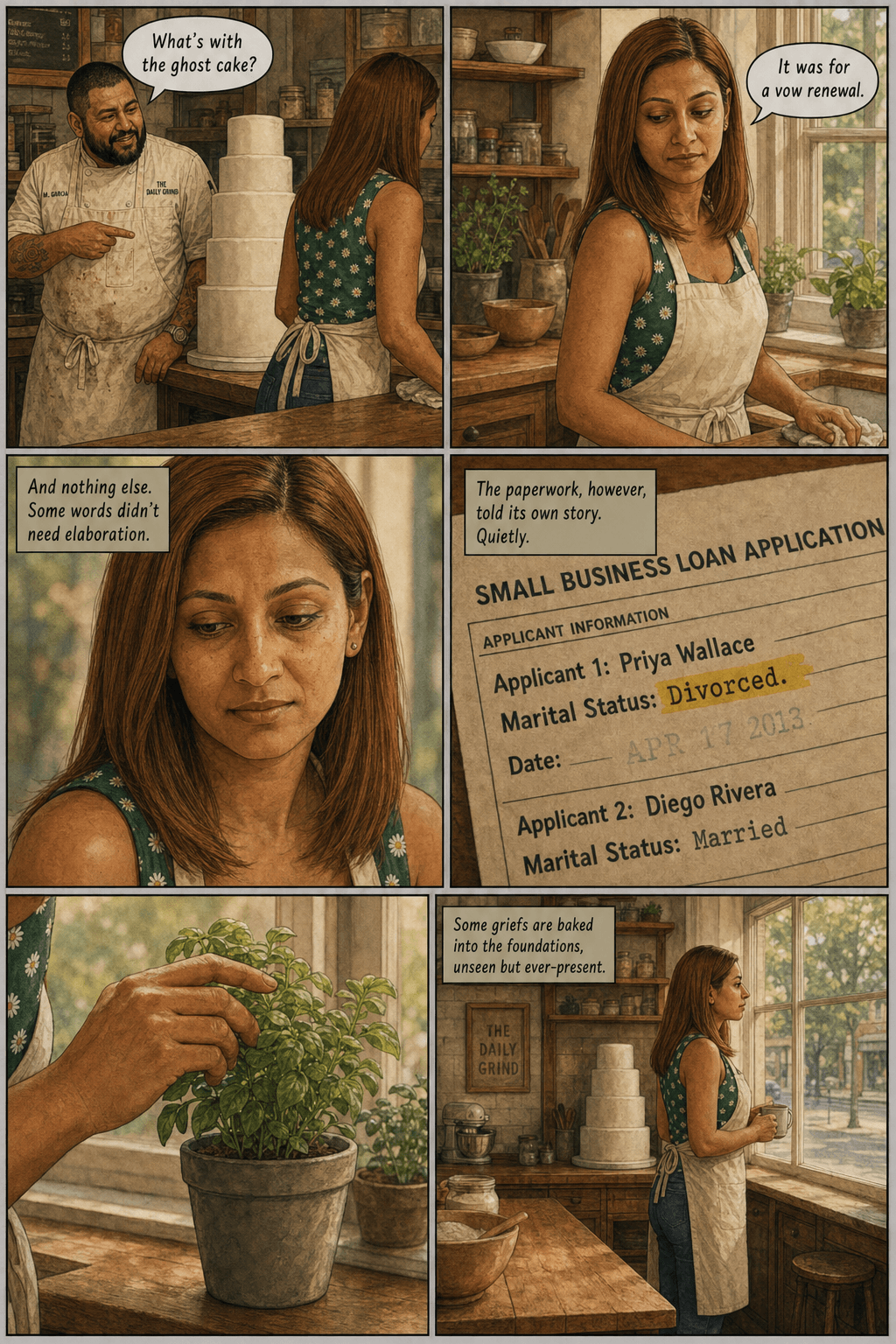 Rent, Doubled, page 5 of 8, Slice of Life style