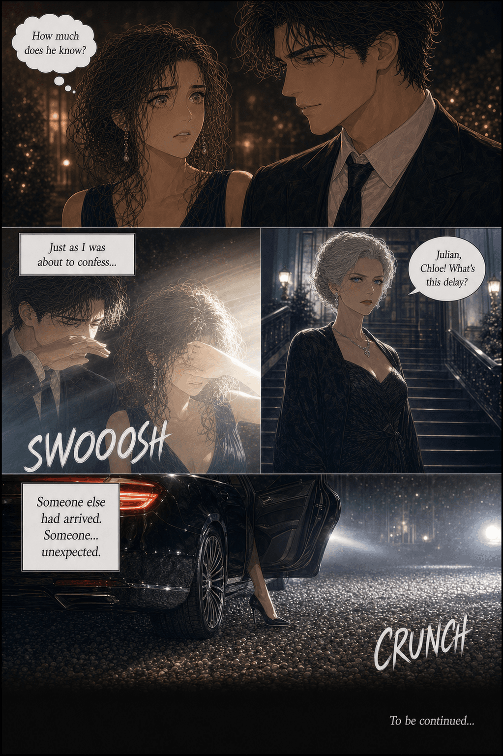 One Dinner, page 9 of 9, Romance Webtoon style