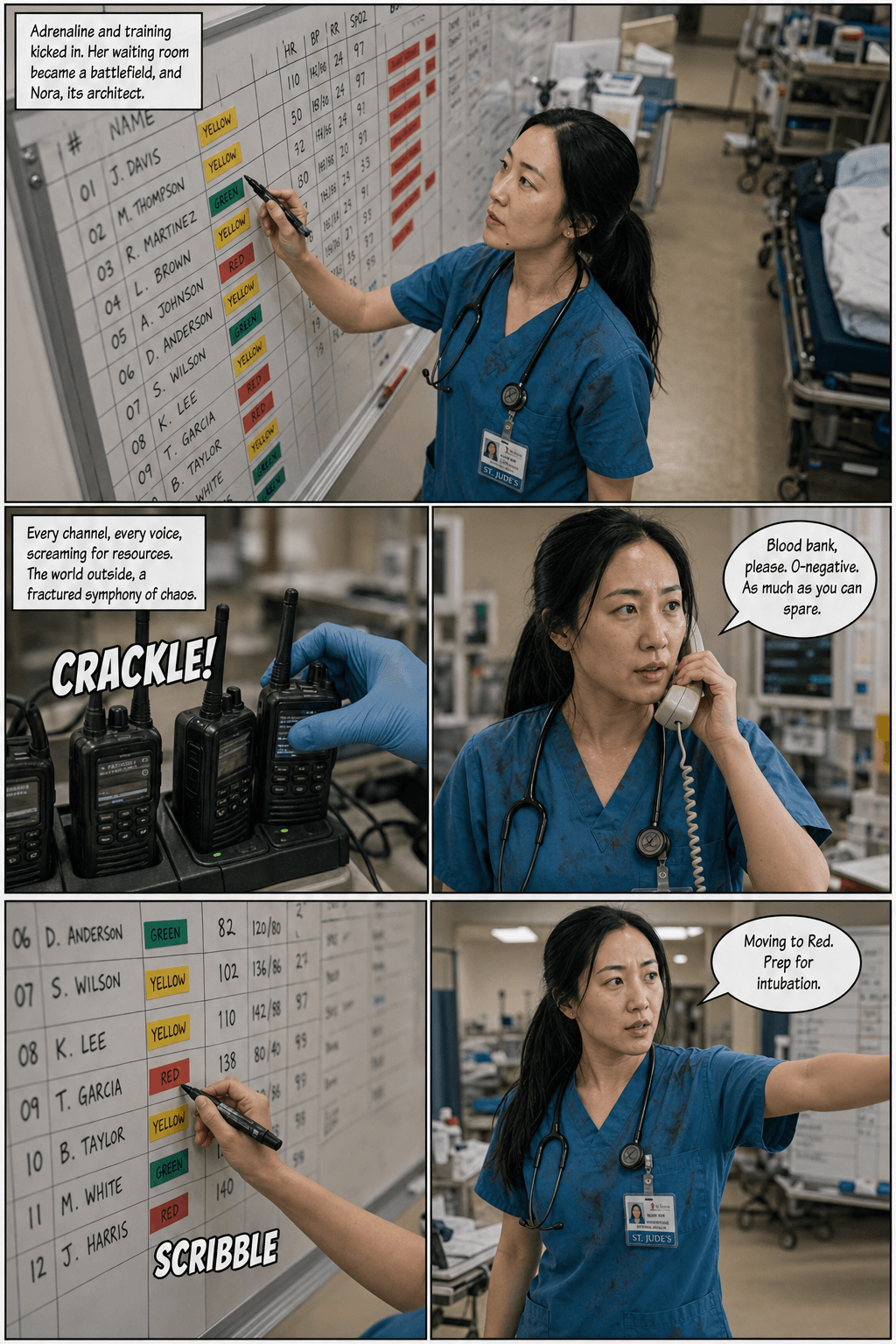 Triage, page 2 of 9, Realism 2.0 style