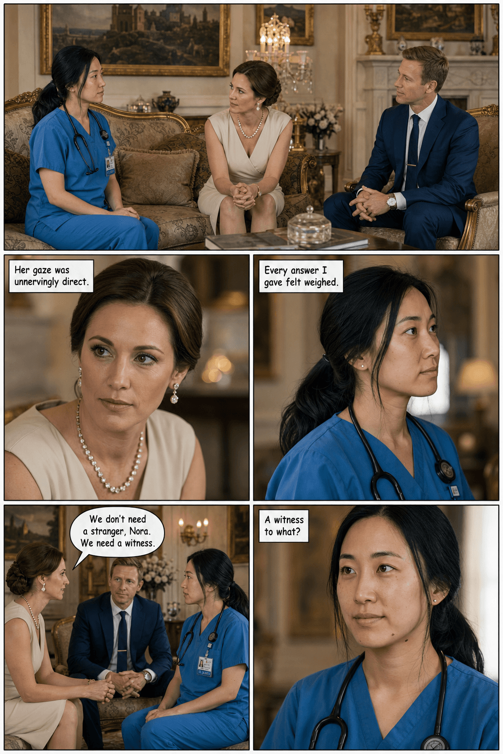 The Arrangement, page 4 of 9, Realism 2.0 style