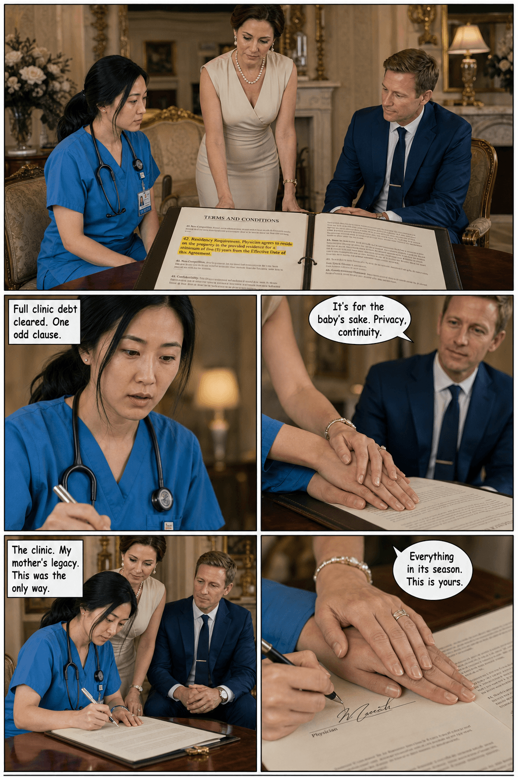 The Arrangement, page 5 of 9, Realism 2.0 style