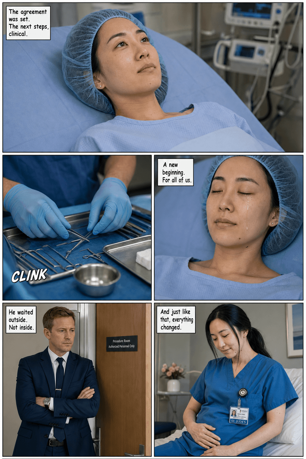 The Arrangement, page 6 of 9, Realism 2.0 style