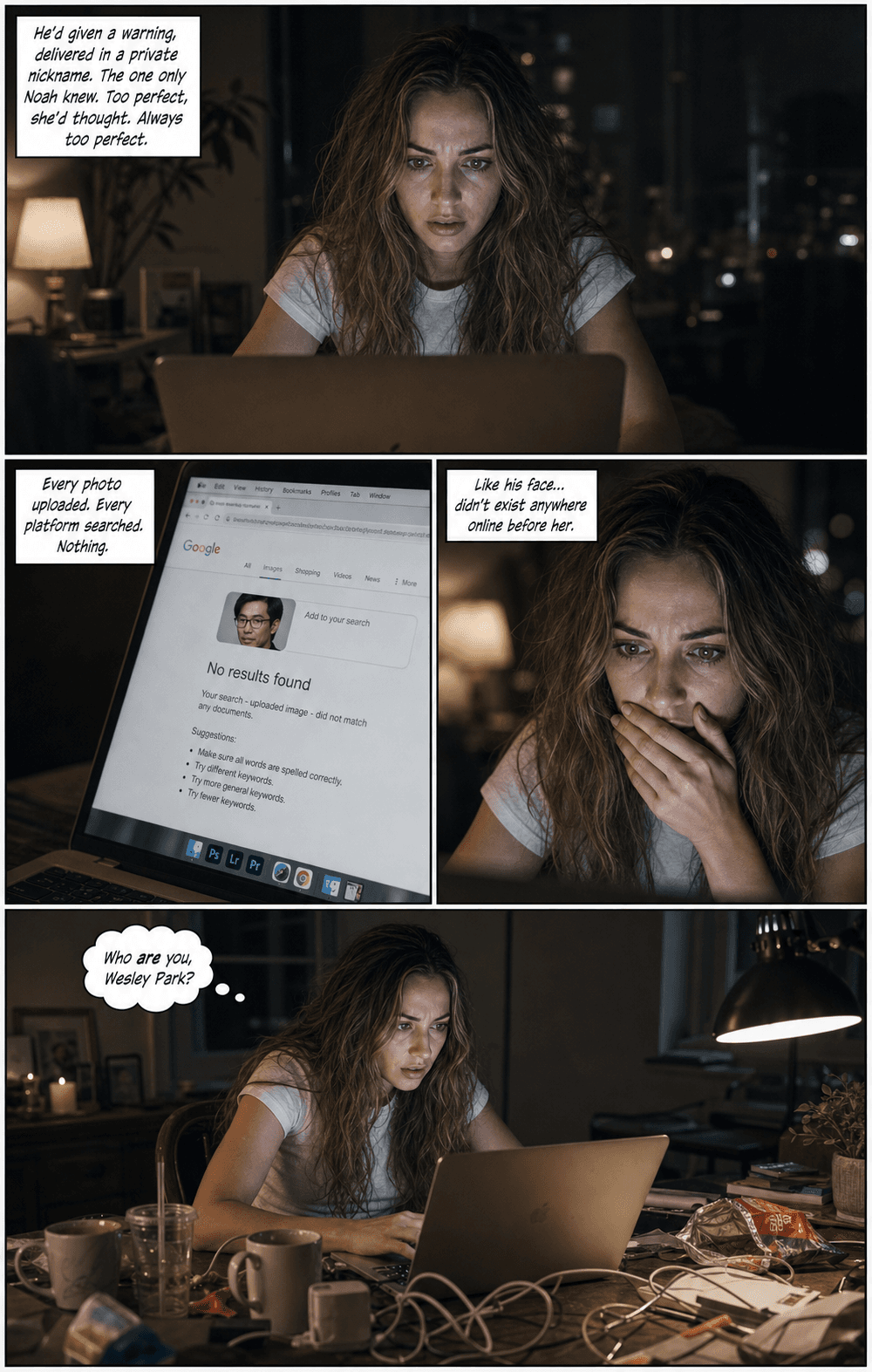 The Man Who Isn't, page 1 of 8, Realism 2.0 style