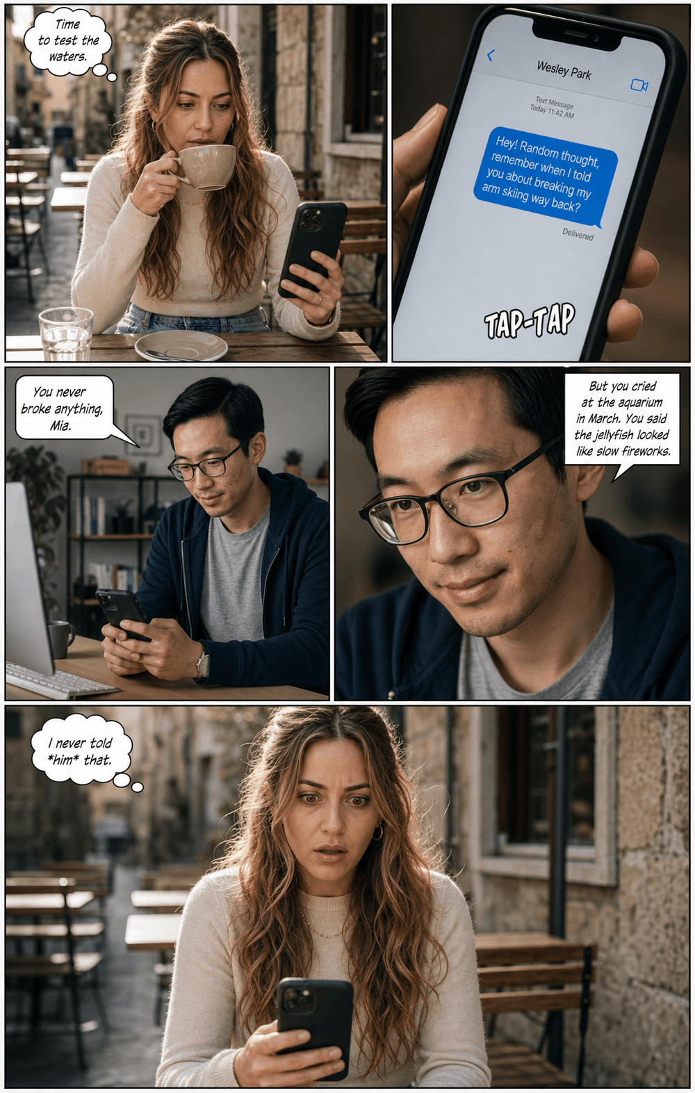 The Man Who Isn't, page 2 of 8, Realism 2.0 style